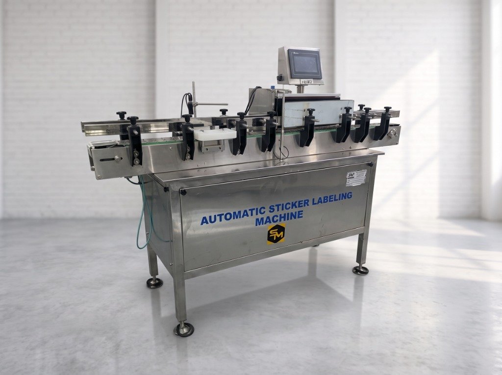 Automatic Sticker Labeling Machine - Improva Herbal Products