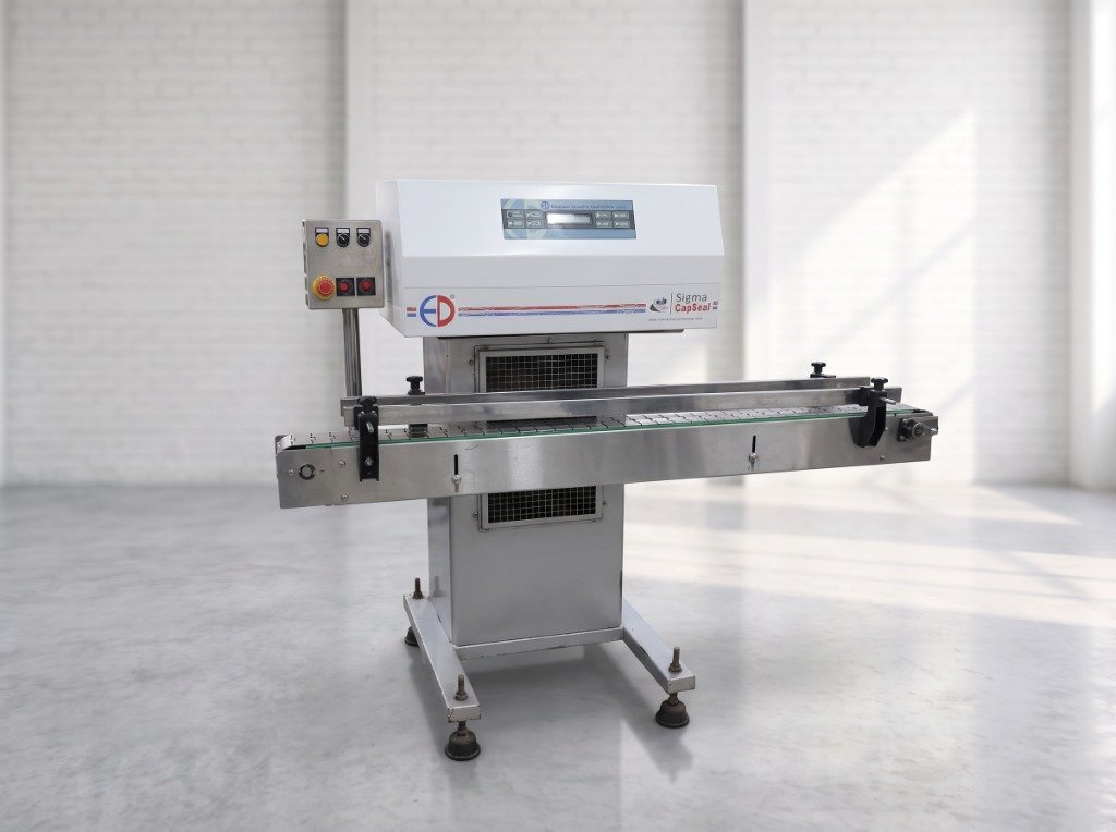 Sigma CapSeal Automated Induction Sealing Line - Improva Herbal Products