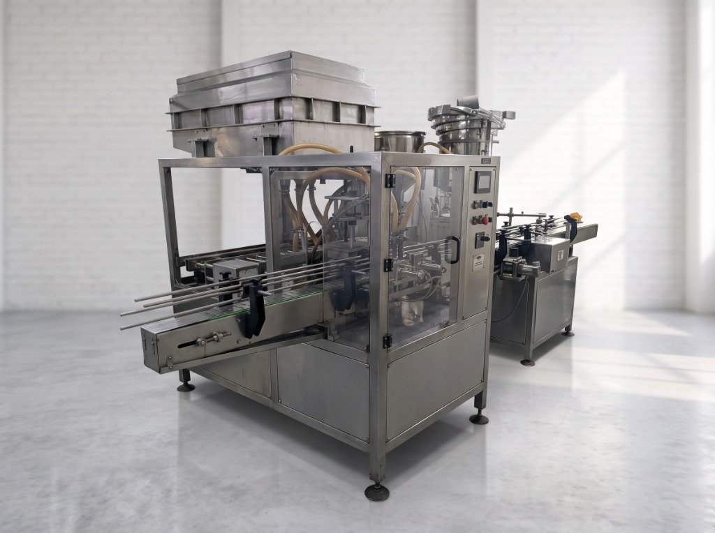 Automated Multi-Head Liquid Filling Line - Improva Herbal Products