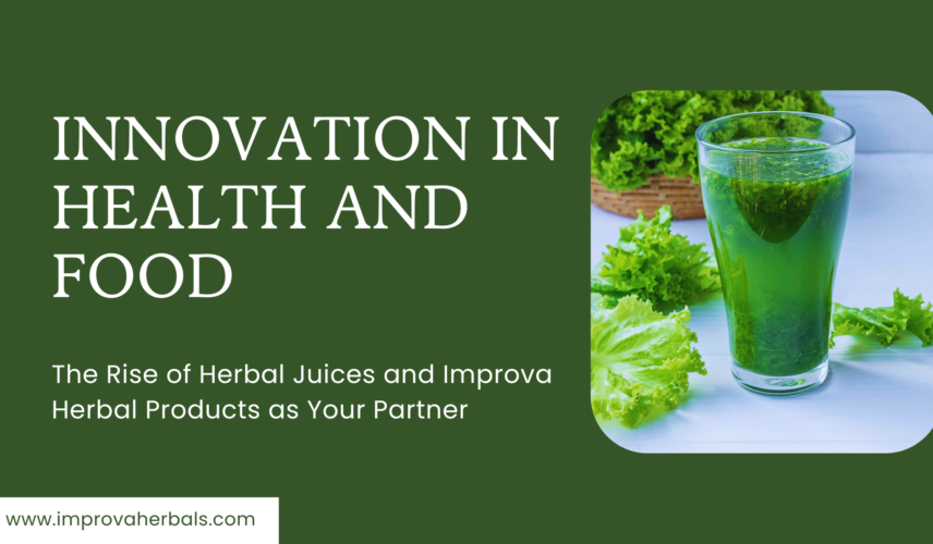 Innovation in Health and Food